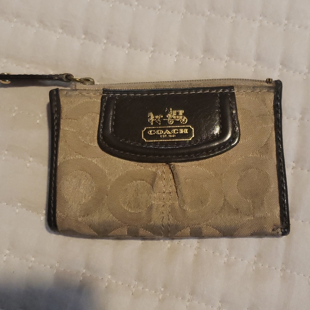 Coach card holder